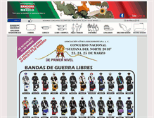 Tablet Screenshot of banderamexico.org
